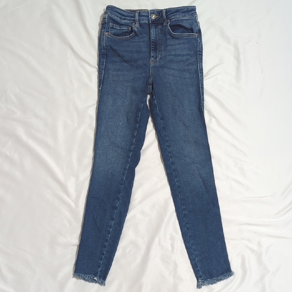 We The Free High Rise Skinny Jeans, Color Blue Size 27 - Picture 1 of 15
